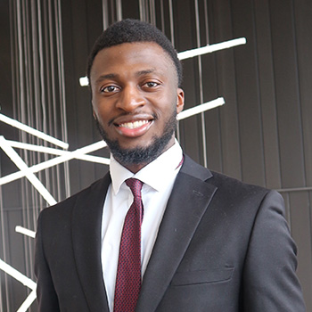 headshot of Lazaridis student Tolu Fadeyi